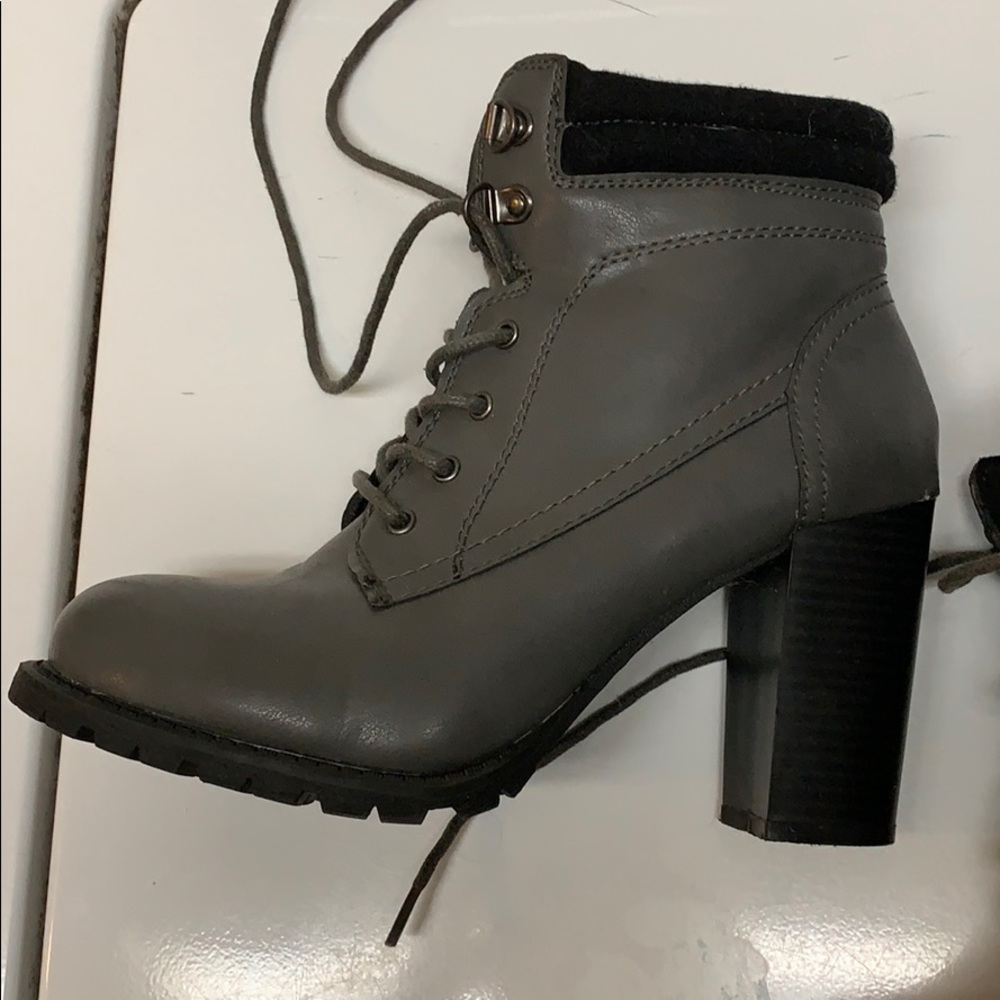 Grey Maurice’s booties